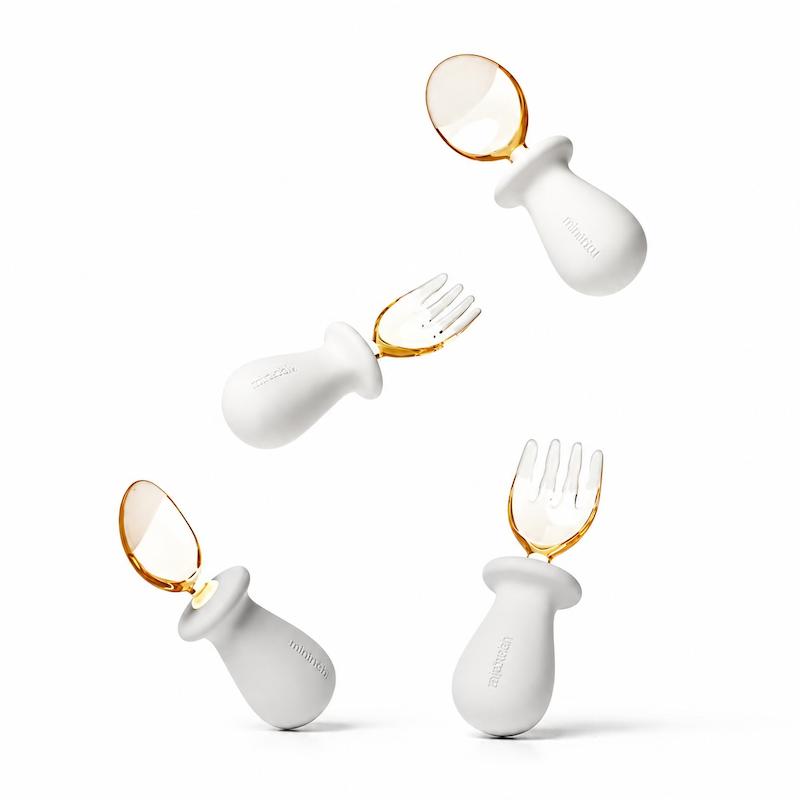 قاشق چنگال هی اور شی He Or She Tiny Spoon Fork Set