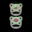 پستانک دو عددی ۶-۱۸ ماه شب تاب دکتر براونز Dr Brown's Glow in the dark 6-18m
