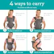 آغوشی اینفانتینو چهار حالته infantino flip 4in1 convertible carrier