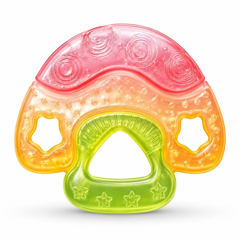 دندانگیر ژله ای قارچ رنگی کیدزمی Kidsme Water Filled Soother