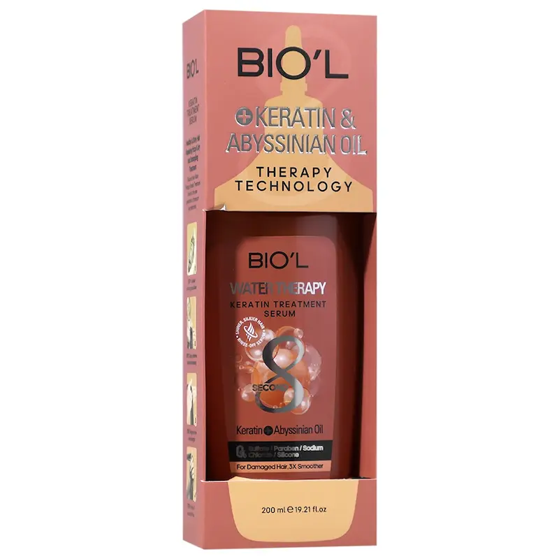 سرم آبی تقویت کننده و صاف کننده ساقه مو بیول BIO’L