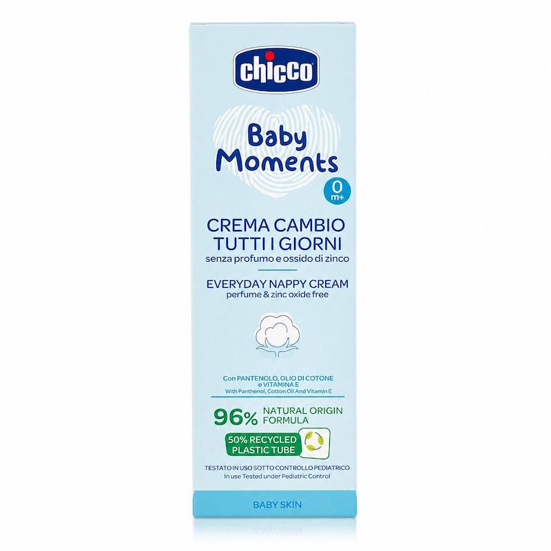 کرم تعویض پوشک روزانه چیکو Chicco Baby Moments بدون زینک اکساید