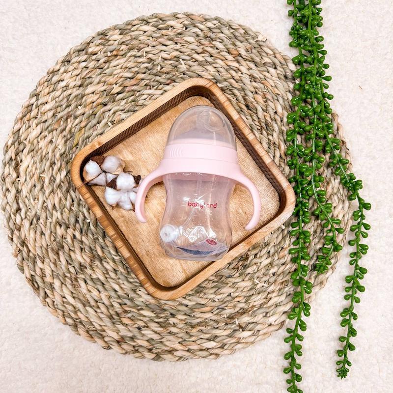 شیشه شیر بی بی لند دسته دار نچرال کد ۲۰۰