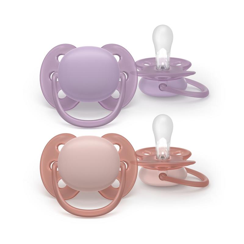 پستانک اونت دو عددی 0-6 ماه اولترا سافت Avent ultra soft 