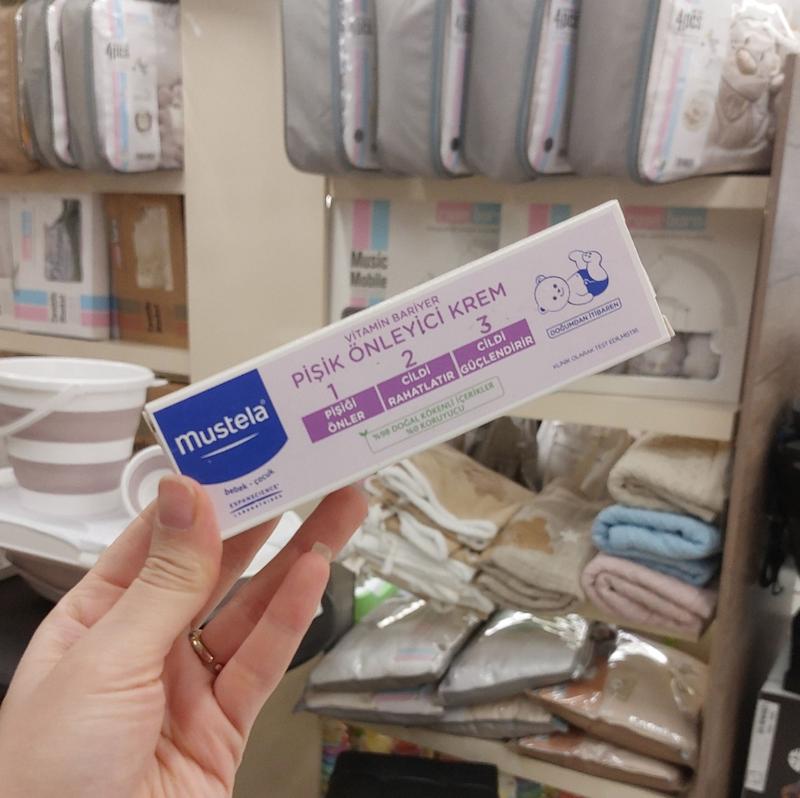 کرم  ۱ ۲ ۳  ویتامین بریر موستلا 50m اصل  mustela 123 vitamin barrier cream