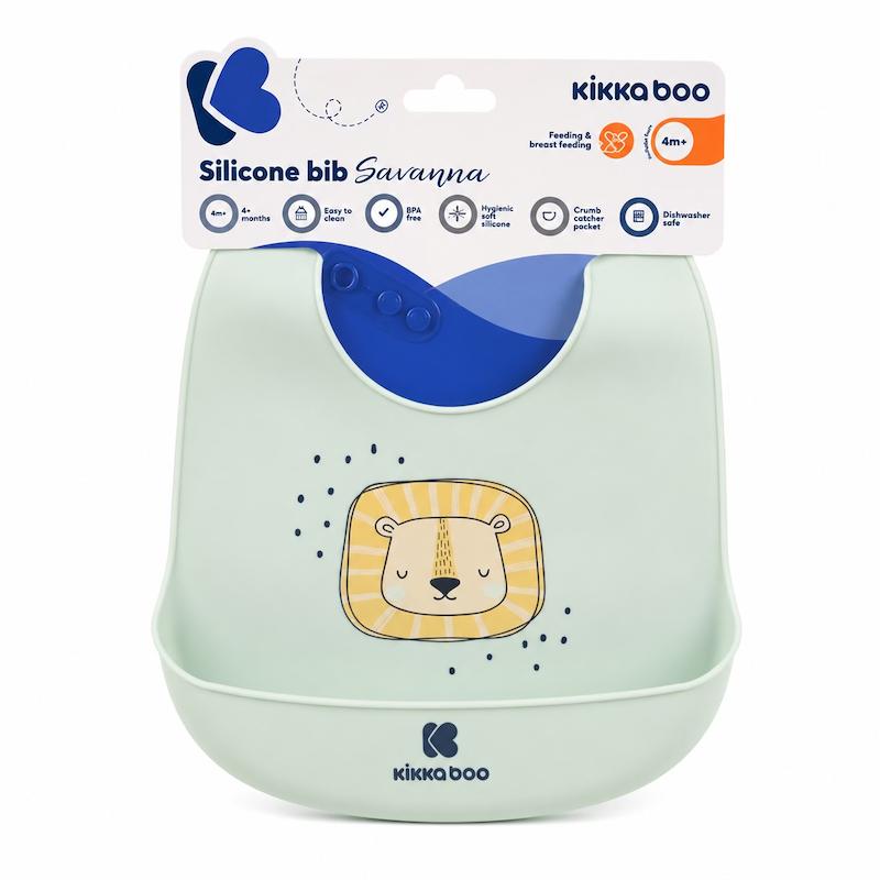 پیشبند سیلیکونی کیکابو طرح شیر kikkaboo