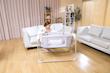 تخت برقی ۴ در ۱ ماستلا mastela deluxe 4in1 bassinet