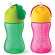لیوان آبمیوه خوری نی دار اونت حجم ۳۰۰ میل Philips Avent bendy straw cup