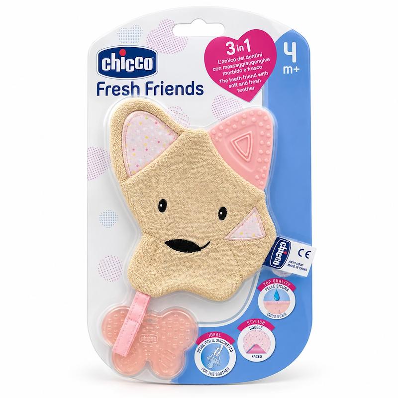 دندانگیر پارچه ای چیکو chicco fresh friends