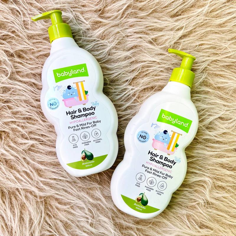 شامپو سر و بدن بی بی لند حجم ۵۰۰ میل 