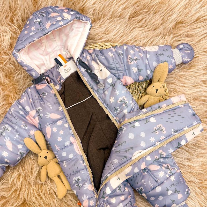 کاپشن سرهمی نوزادی baby boo خرگوش ۵۰۴