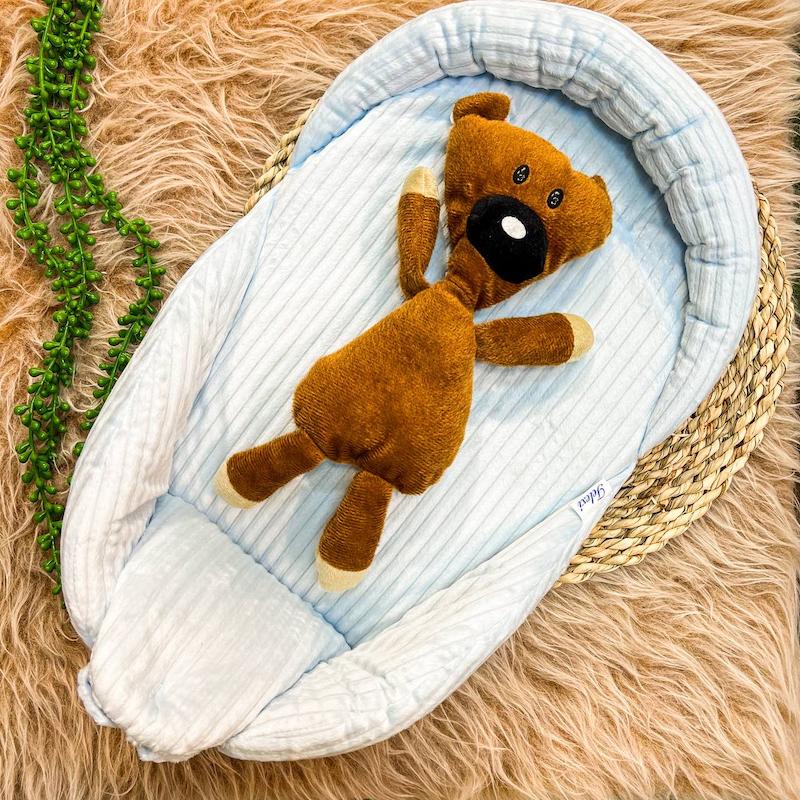 قنداق سوئیسی مخمل راه راه