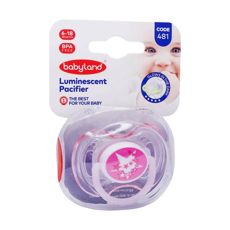 پستانک فندقی ۶-۱۸ ماه شب تاب بی بی لند ۴۸۱