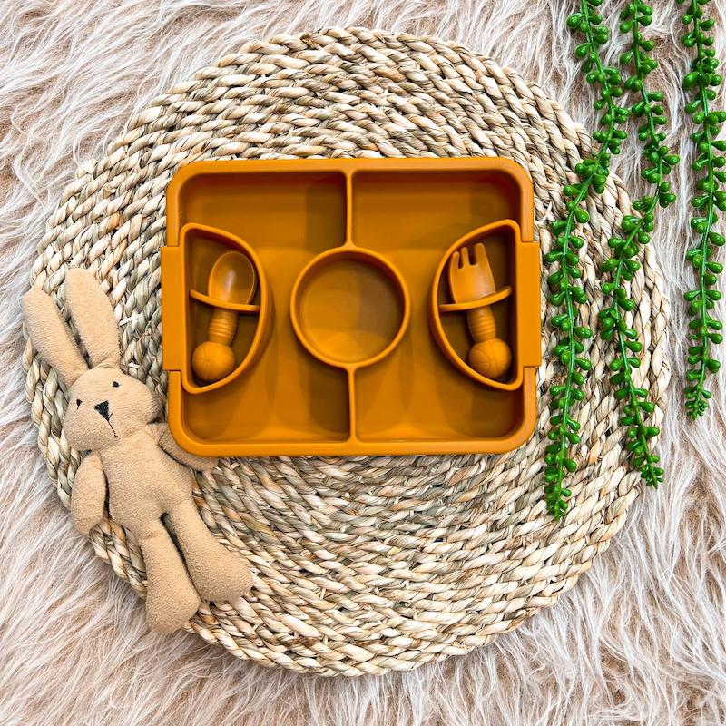 ظرف غذا ۶ تکه سیلیکونی کودک طرح بسکتبال کد ۷