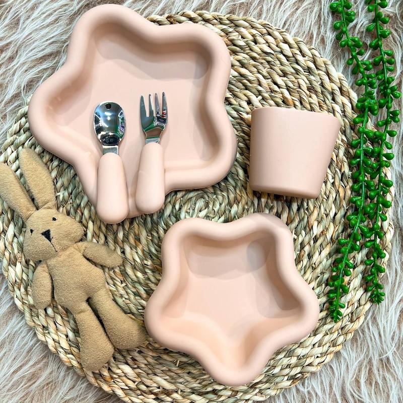 ظرف غذا سیلیکونی کودک طرح ستاره پنکیکی کد ۱۲