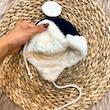 کلاه خلبانی پاپو سورمه ای طرح قایق کد ۲۵۲