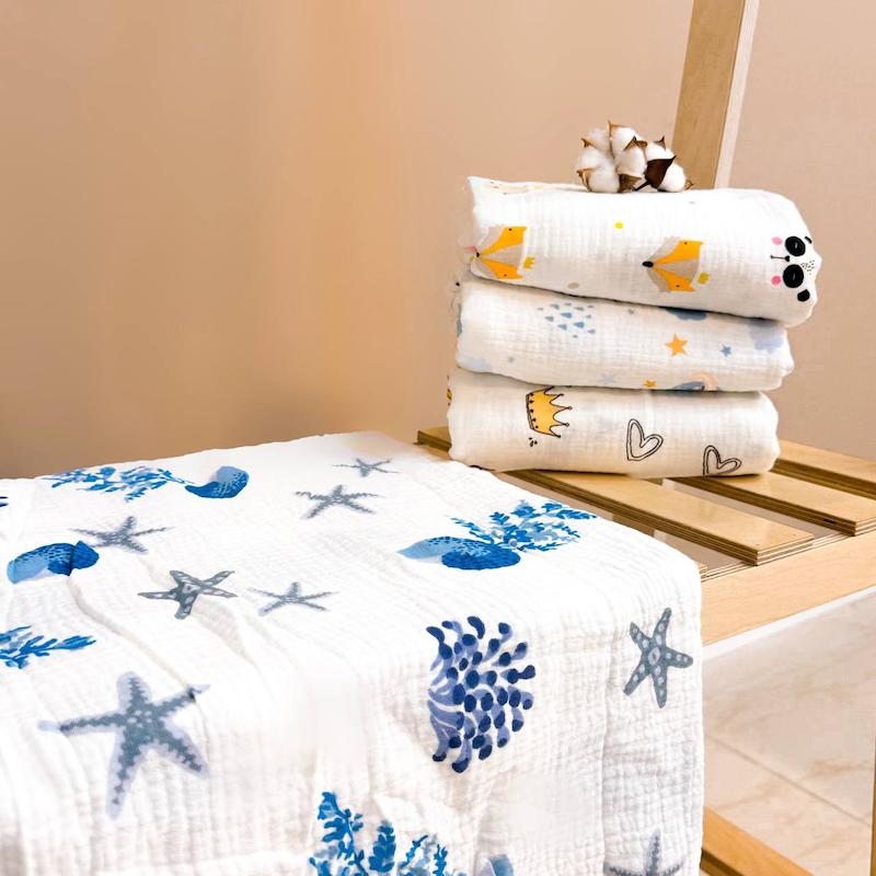 دورپیچ خشک کن چندکاره موسلین بی بی فورلایف baby4life کد ۱۰