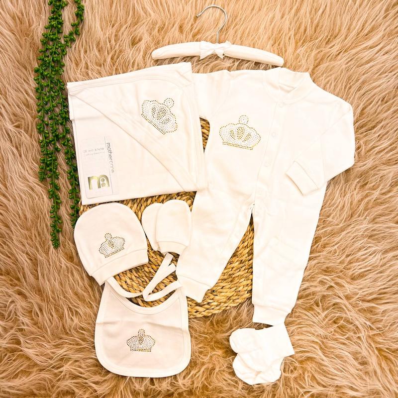 گیفت ست بیمارستانی مادرکر mothercare طرح تاج 