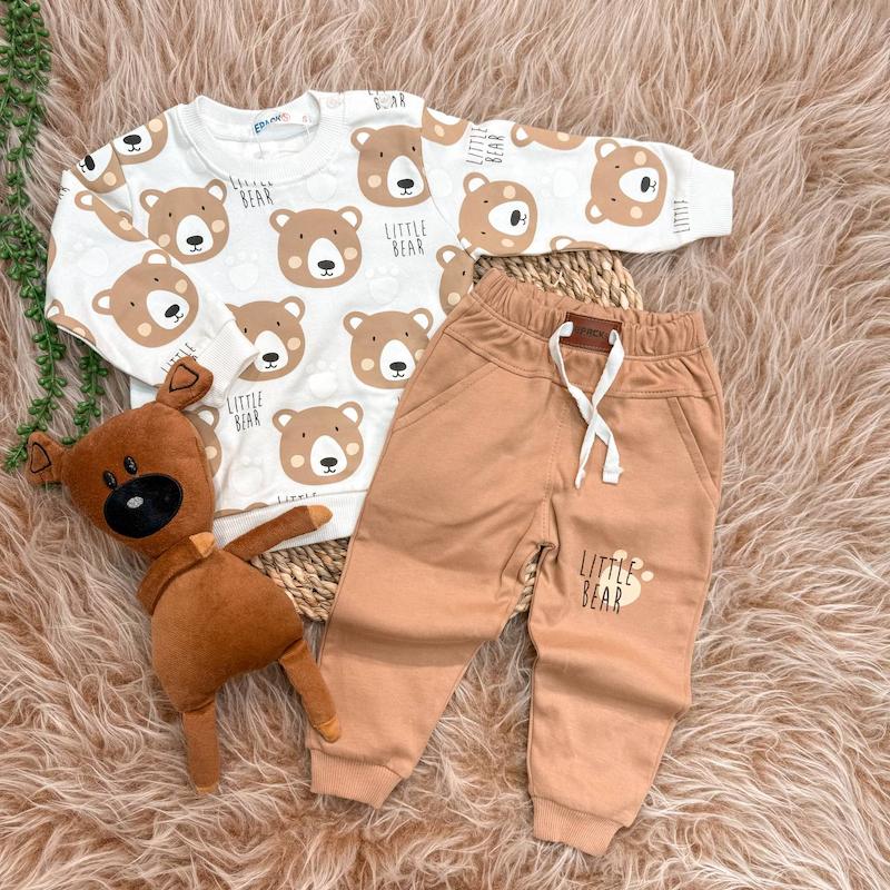 آستین بلند و شلوار لیتل بیر کد ۶۱۵