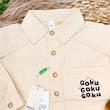 پیراهن وارداتی پسرانه کتان کرم Goku ۲۰۰۷۱
