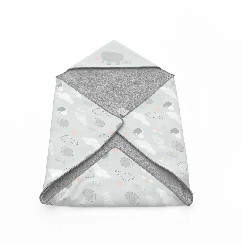 پتو دورپیچ کلاهدار مخمل رزبرن forever love