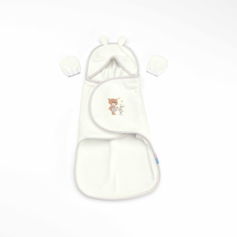 قنداق چسبی نوزادی رزبرن بیر اند کایت Bear And Kite