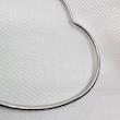 گوشواره استیل حلقه‌ای طرح «قلب بزرگ» (Heart Hoops) | 6 سانتی