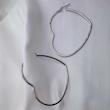 گوشواره استیل حلقه‌ای طرح «قلب بزرگ» (Heart Hoops) | 6 سانتی