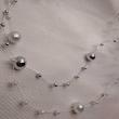 گردنبند نامرئی طرح «مروارید معلق» (Illusion Necklace) | مینیمال و اقتصادی