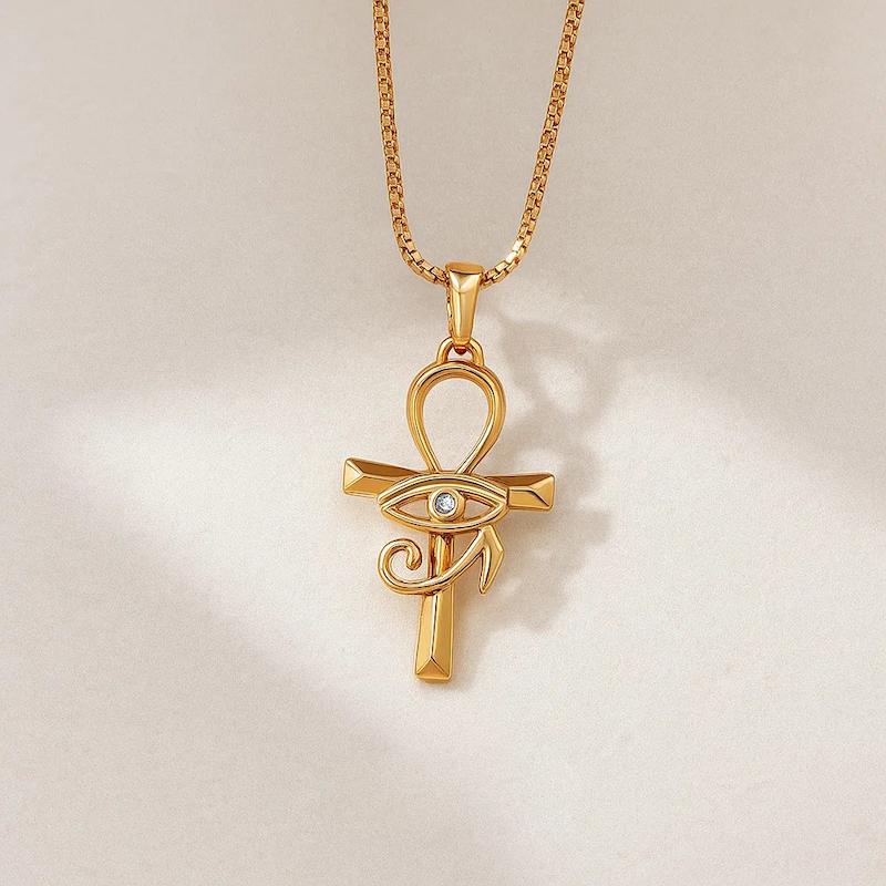 پلاک ژوپینگ طرح آنخ (Ankh) با نماد چشم