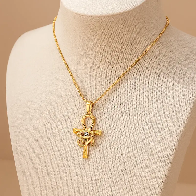 پلاک ژوپینگ طرح آنخ (Ankh) با نماد چشم