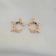 گوشواره میخی طرحدار ژوپینگ 