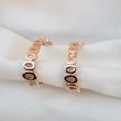 گوشواره حلقه ای طرح دار ژوپینگ