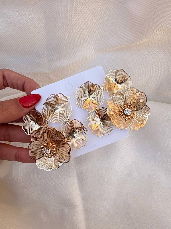 گوشواره طلایی زارا کد 04