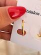 گوشواره حلقه ای باریک ساده سایز کوچک