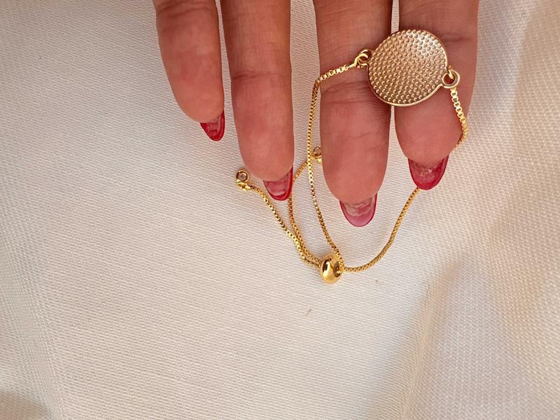 دستبند مارشالی چشم استیل