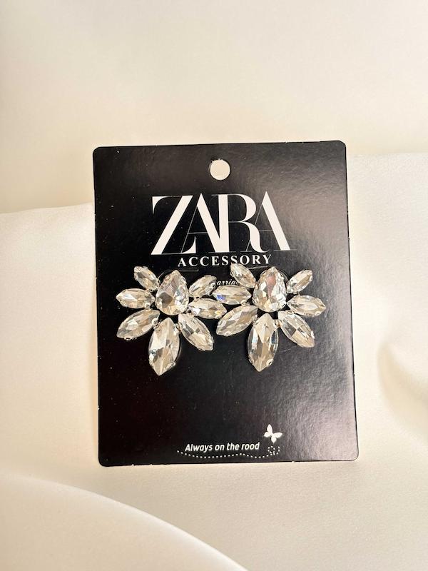 گوشواره طرح جواهر برند زارا کد 9102