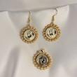 نیم ست سکه ای برند شین آبکاری طلا
