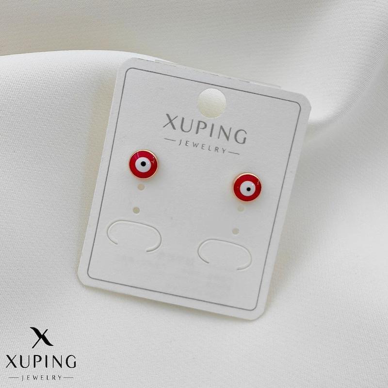 گوشواره میخی چشم نظر قرمز | Xuping