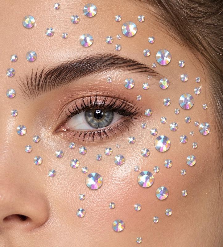 نگین تزئینی صورت Face Gems طرح دایره‌ای