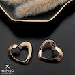 گوشواره ژوپینگ طرح قلب باز