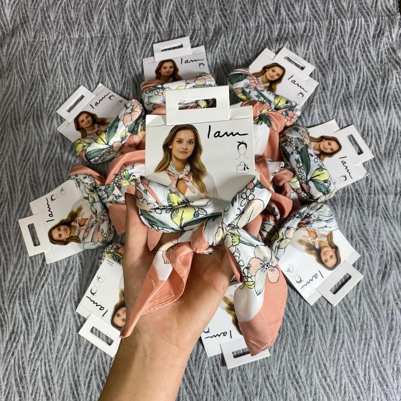 مینی اسکارف فلورال ترکیبی