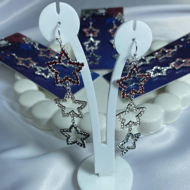 گوشواره آویزی ستاره