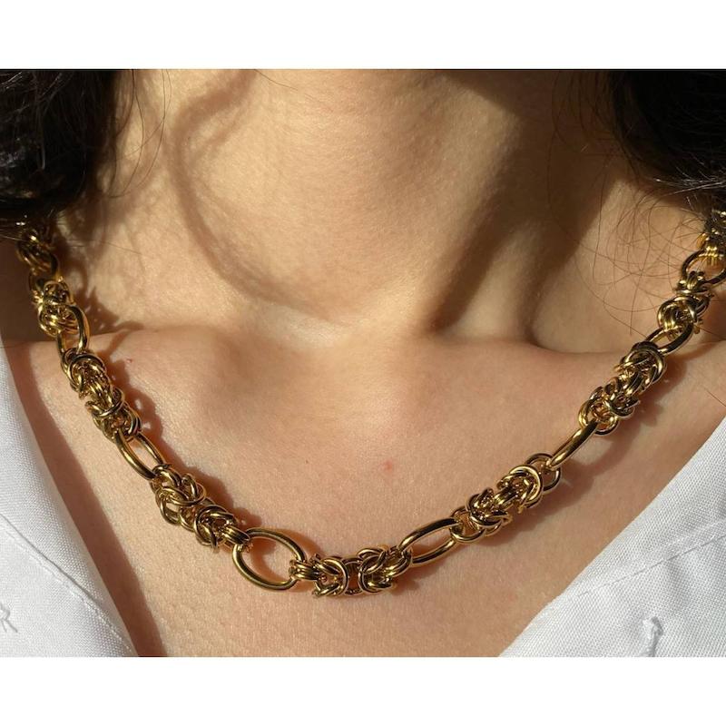 گردنبند زنجیر گره