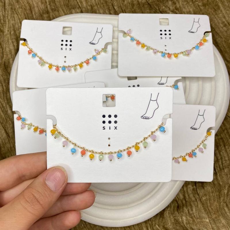 پابند نگین رنگی