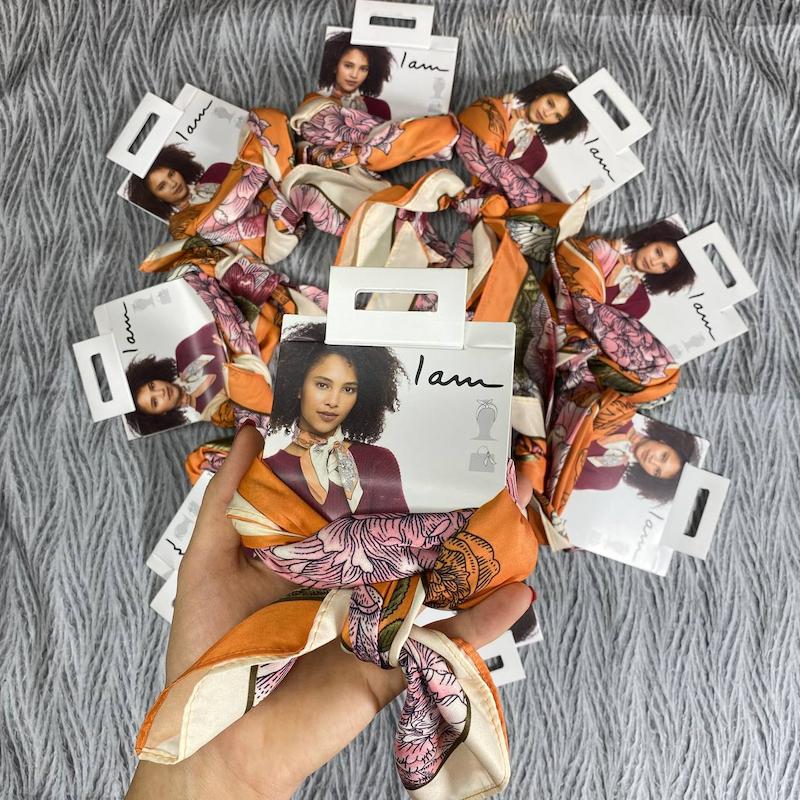 مینی اسکارف دو رنگ