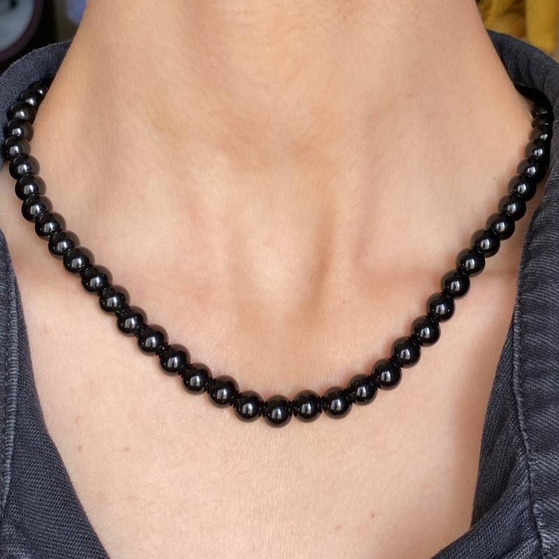 گردنبند مهره ای سایز بزرگ‌