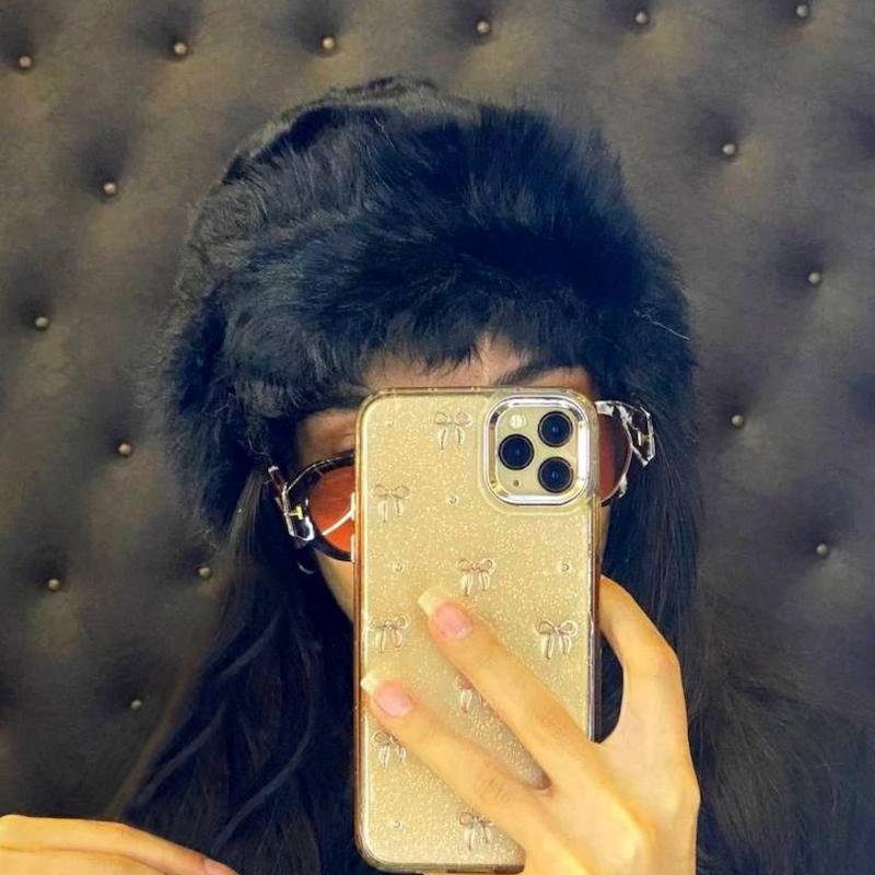 کلاه پوست خزدار مشکی