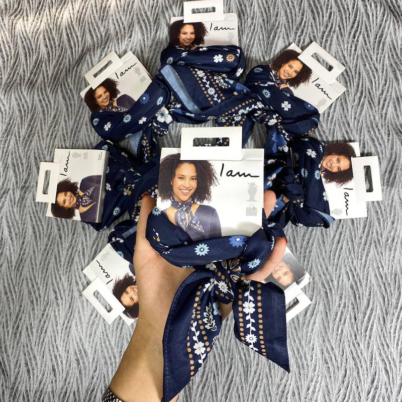 مینی اسکارف گل ریز