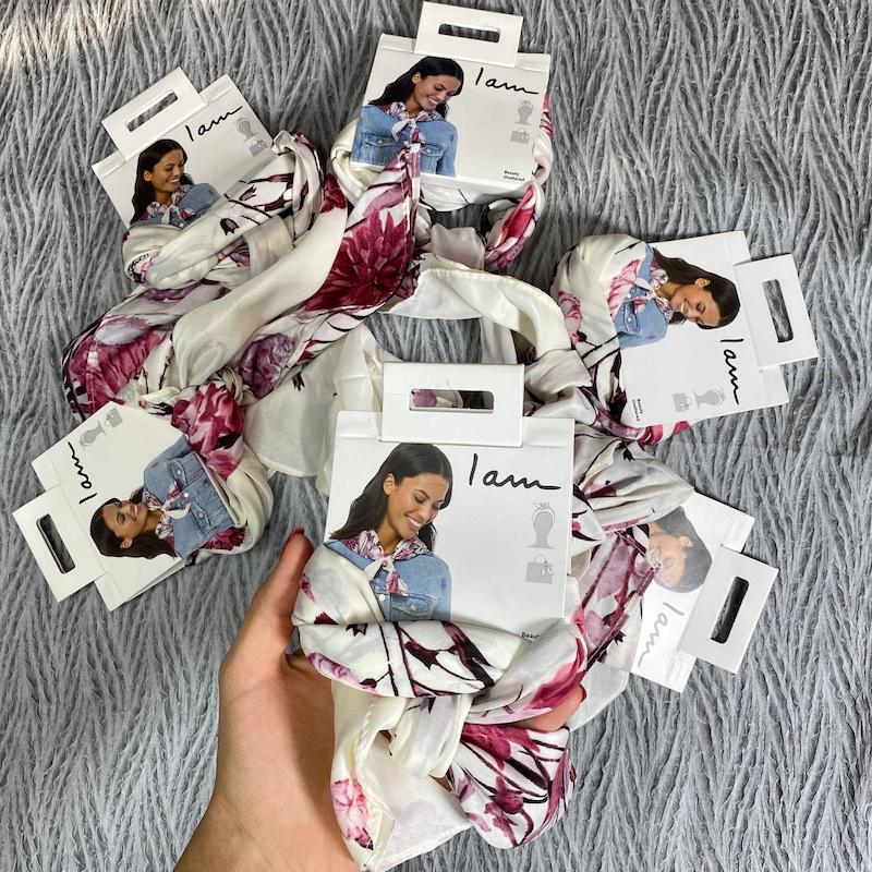 مینی اسکارف گل